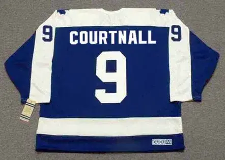 RUSS COURTNALL Toronto Maple Leafs 1987 Away CCM Throwback Hockey Jersey 