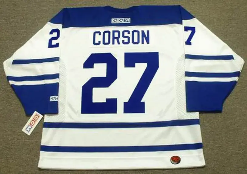 SHAYNE CORSON Toronto Maple Leafs 2001 CCM Throwback NHL Hockey Jersey 
