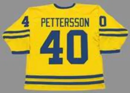 ELIAS PETTERSSON Team Sweden Nike Olympic Throwback Hockey Jersey 
