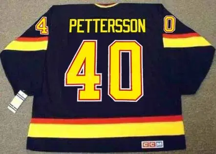ELIAS PETTERSSON Vancouver Canucks 1990’s CCM NHL Vintage Throwback Jersey 