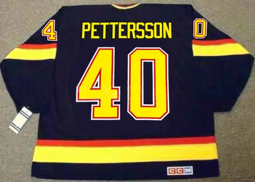 ELIAS PETTERSSON Vancouver Canucks 1990’s CCM NHL Vintage Throwback Jersey 