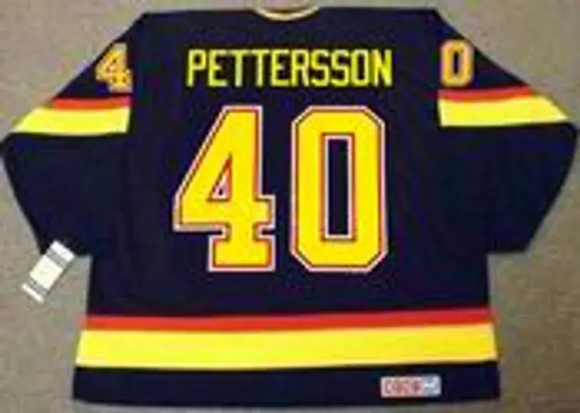 ELIAS PETTERSSON Vancouver Canucks 1990’s CCM NHL Vintage Throwback Jersey 