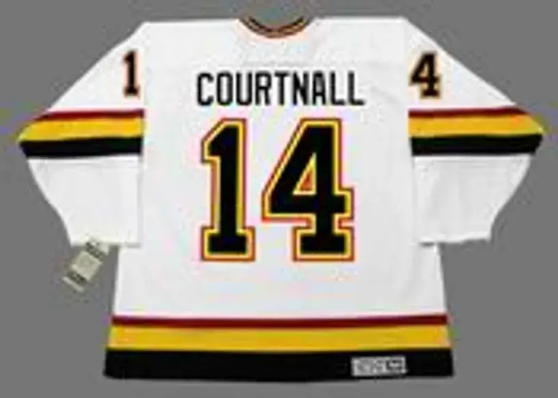 GEOFF COURTNALL Vancouver Canucks 1994 CCM Vintage Home NHL Hockey Jersey 