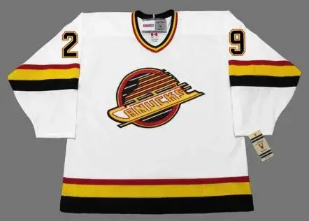 GINO ODJICK Vancouver Canucks 1994 CCM Vintage Home NHL Hockey Jersey