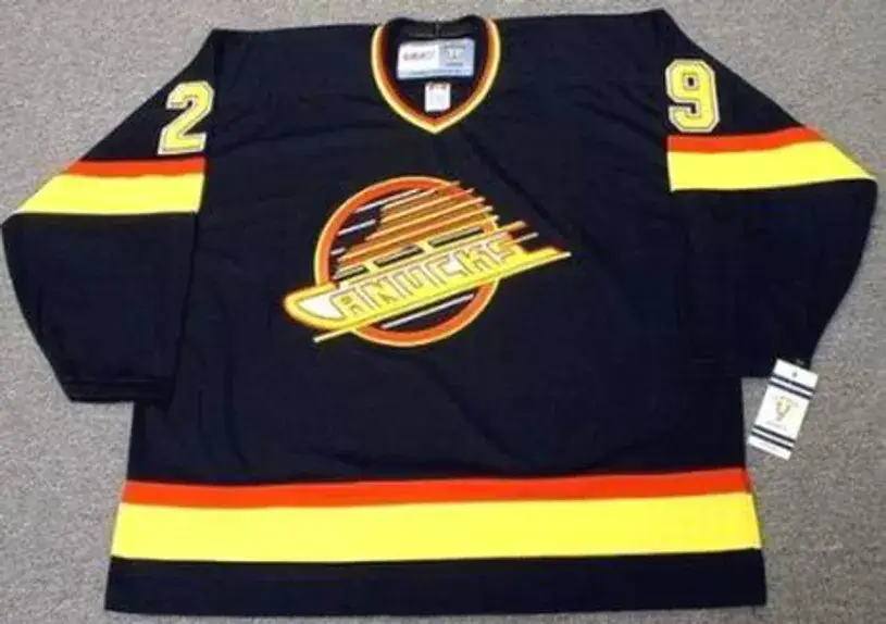 GINO ODJICK Vancouver Canucks 1994 CCM Vintage Throwback NHL Hockey Jersey