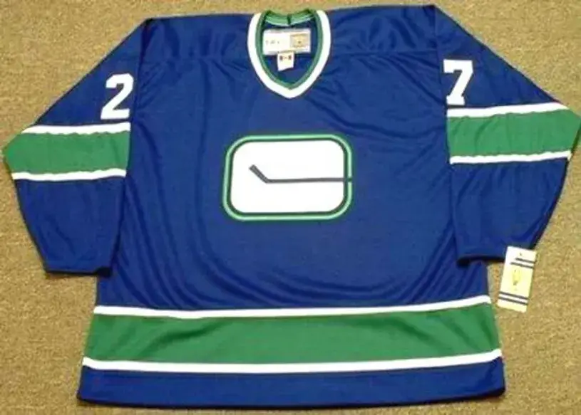 HAROLD SNEPSTS Vancouver Canucks 1975 CCM Vintage Throwback NHL Hockey Jersey