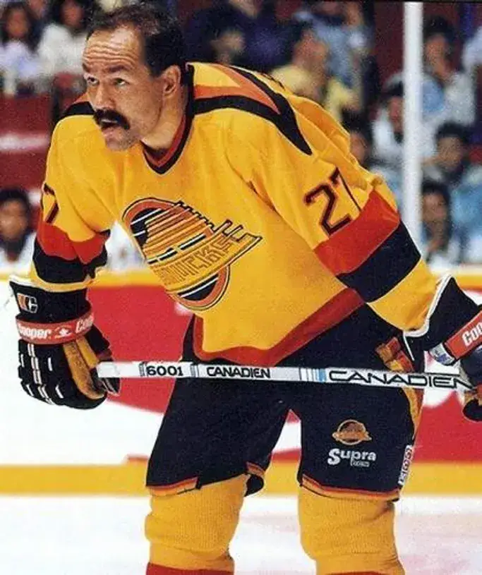 HAROLD SNEPSTS Vancouver Canucks 1989 Home CCM Throwback Jersey 