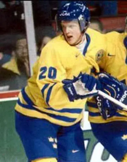 HENRIK SEDIN Team Sweden Nike Olympic Throwback Hockey Jersey 