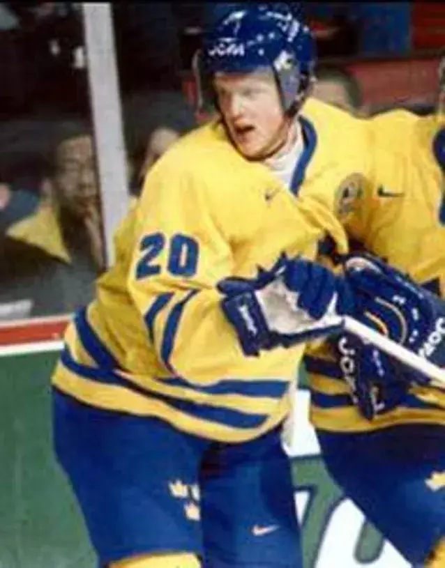 HENRIK SEDIN Team Sweden Nike Olympic Throwback Hockey Jersey 