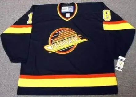 IGOR LARIONOV Vancouver Canucks 1991 CCM Vintage Throwback NHL Hockey Jersey
