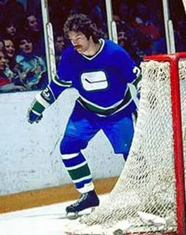JACK McILHARGEY Vancouver Canucks 1976 CCM Vintage Throwback NHL Hockey Jersey 