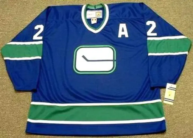 JOCELYN GUEVREMONT Vancouver Canucks 1972 CCM Vintage Throwback Jersey