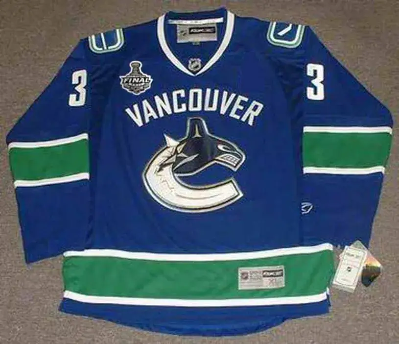 KEVIN BIEKSA Vancouver Canucks 2011 REEBOK Throwback NHL Hockey Jersey
