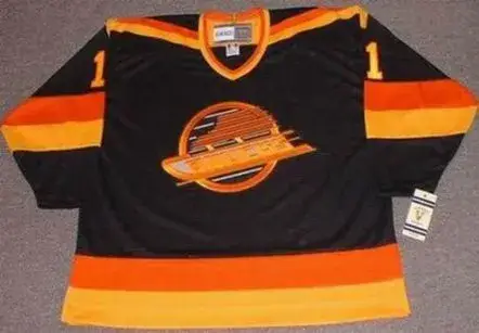 KIRK MCLEAN Vancouver Canucks 1987 CCM Vintage Throwback NHL Hockey Jersey