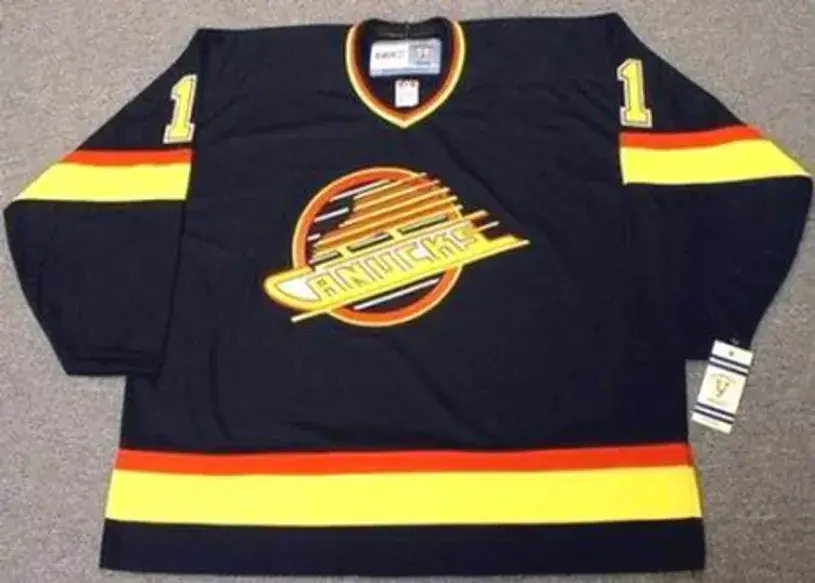 KIRK MCLEAN Vancouver Canucks 1994 CCM Vintage Throwback NHL Hockey Jersey