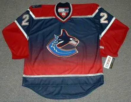 MATTIAS OHLUND Vancouver Canucks 2002 CCM Throwback NHL Hockey Jersey