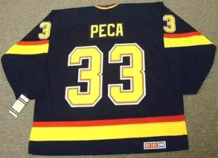 MICHAEL PECA Vancouver Canucks 1994 CCM Vintage Throwback NHL Hockey Jersey 