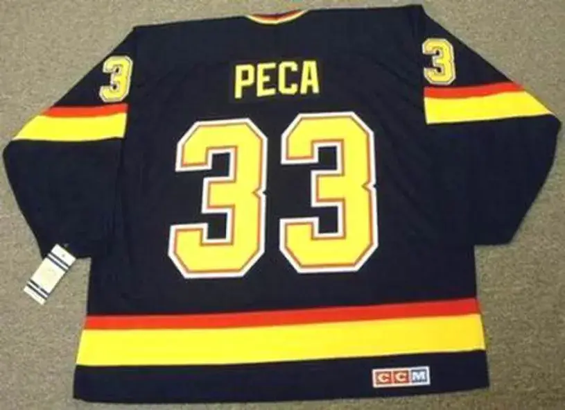 MICHAEL PECA Vancouver Canucks 1994 CCM Vintage Throwback NHL Hockey Jersey 