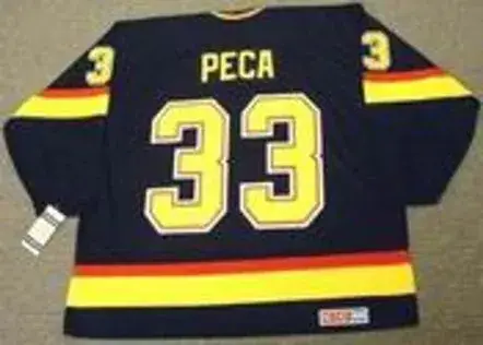 MICHAEL PECA Vancouver Canucks 1994 CCM Vintage Throwback NHL Hockey Jersey 