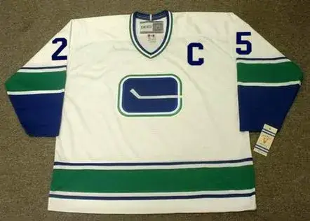 ORLAND KURTENBACH Vancouver Canucks 1972 Home CCM Throwback Hockey Jersey