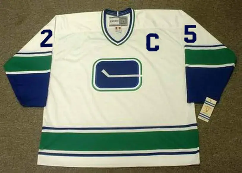ORLAND KURTENBACH Vancouver Canucks 1972 Home CCM Throwback Hockey Jersey