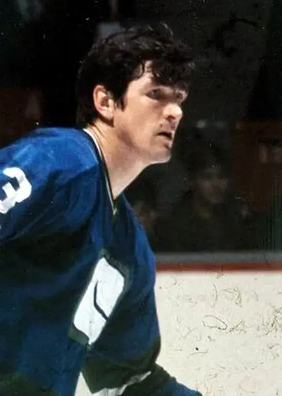 PAT QUINN Vancouver Canucks 1972 Away CCM Throwback Hockey Jersey 