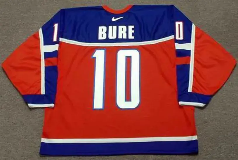 PAVEL BURE 2002 Team Russia Nike Olympic Throwback Hockey Jersey 