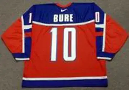 PAVEL BURE 2002 Team Russia Nike Olympic Throwback Hockey Jersey 