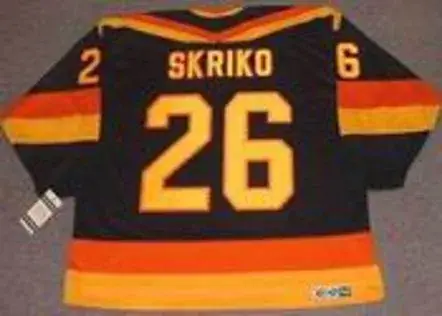 PETRI SKRIKO Vancouver Canucks 1987 CCM Vintage Throwback NHL Hockey Jersey 