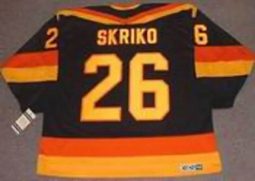 PETRI SKRIKO Vancouver Canucks 1987 CCM Vintage Throwback NHL Hockey Jersey 