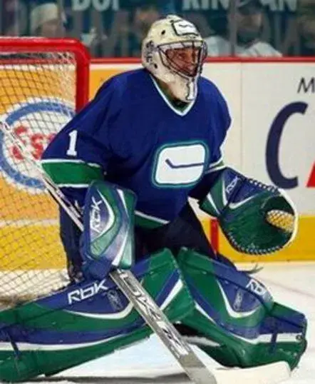 ROBERTO LUONGO Vancouver Canucks 1970’s CCM Vintage Throwback Away Jersey 