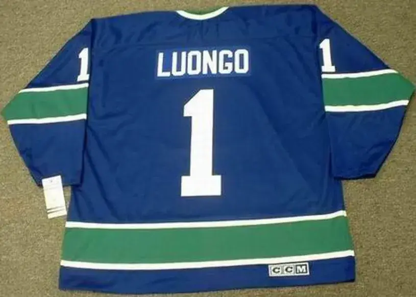 ROBERTO LUONGO Vancouver Canucks 1970’s CCM Vintage Throwback Home Jersey 
