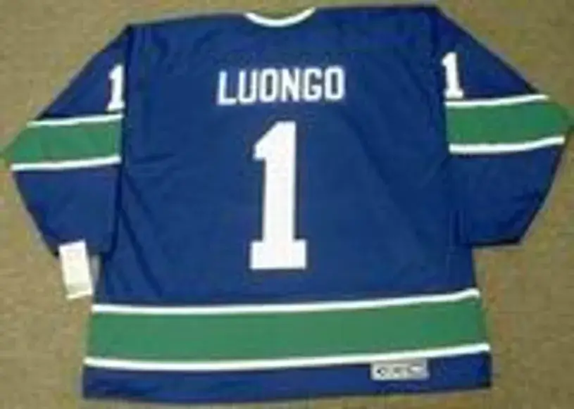 ROBERTO LUONGO Vancouver Canucks 1970’s CCM Vintage Throwback Home Jersey 