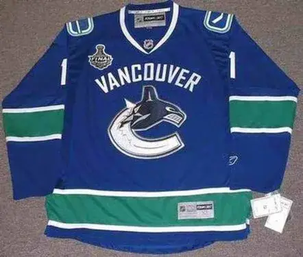 ROBERTO LUONGO Vancouver Canucks 2011 REEBOK Throwback NHL Hockey Jersey