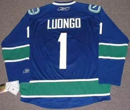 ROBERTO LUONGO Vancouver Canucks 2011 REEBOK Throwback NHL Hockey Jersey 