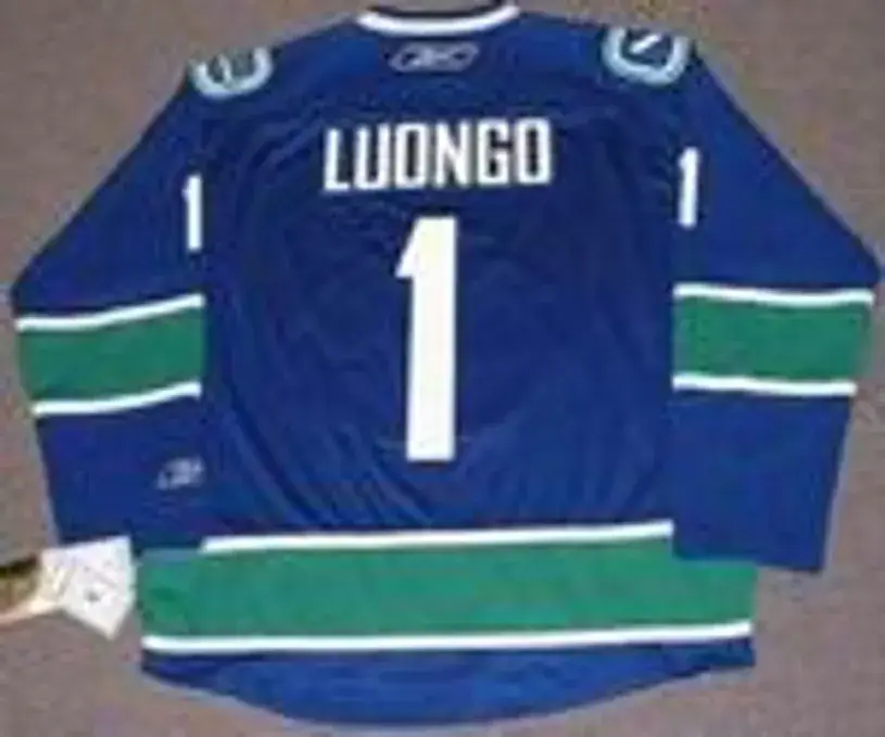 ROBERTO LUONGO Vancouver Canucks 2011 REEBOK Throwback NHL Hockey Jersey 