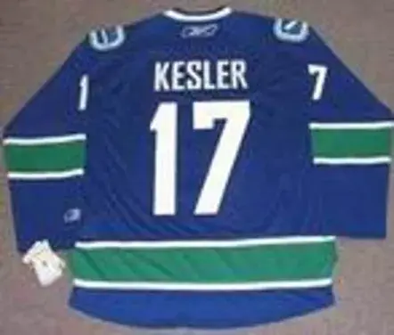 RYAN KESLER Vancouver Canucks 2011 REEBOK Throwback NHL Hockey Jersey 