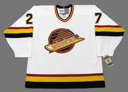 SERGIO MOMESSO Vancouver Canucks 1994 CCM Vintage Home NHL Hockey Jersey