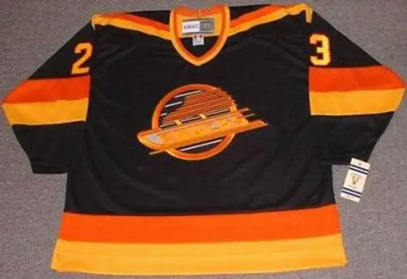 THOMAS GRADIN Vancouver Canucks 1985 CCM Vintage Throwback NHL Hockey Jersey