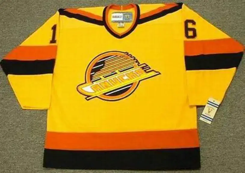 TREVOR LINDEN Vancouver Canucks 1989 CCM Vintage Throwback Home Hockey Jersey