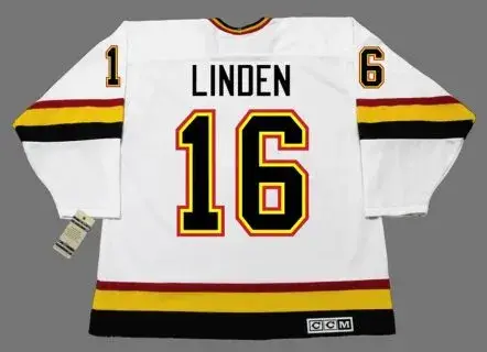 TREVOR LINDEN Vancouver Canucks 1994 CCM Vintage Home NHL Hockey Jersey 