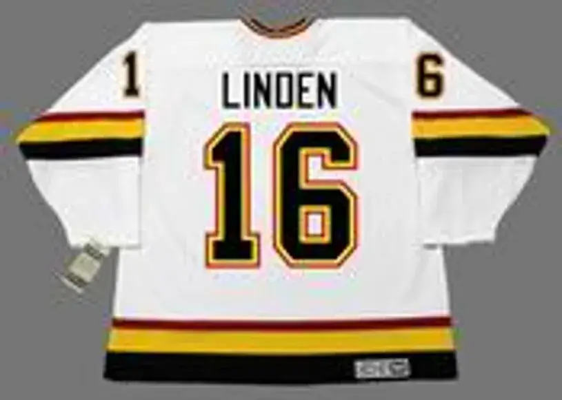 TREVOR LINDEN Vancouver Canucks 1994 CCM Vintage Home NHL Hockey Jersey 