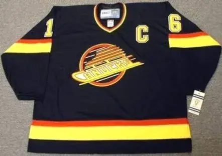 TREVOR LINDEN Vancouver Canucks 1994 CCM Vintage Throwback NHL Hockey Jersey