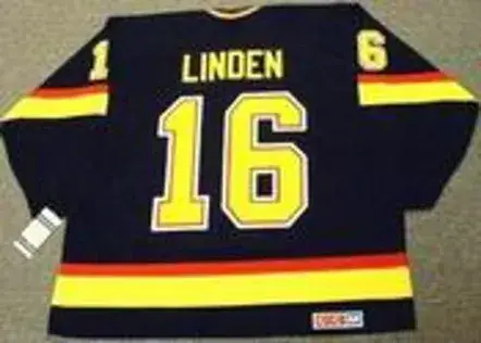 TREVOR LINDEN Vancouver Canucks 1994 CCM Vintage Throwback NHL Hockey Jersey 