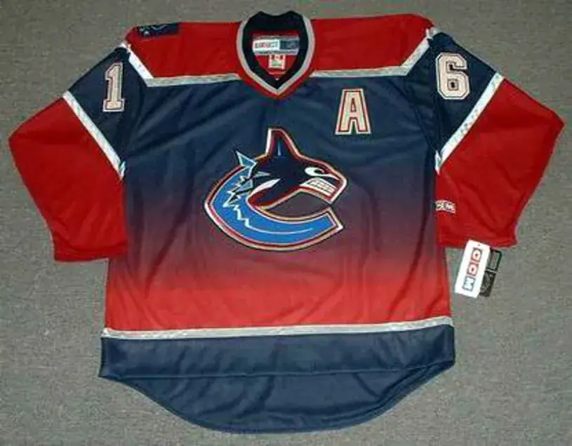 TREVOR LINDEN Vancouver Canucks 2002 CCM Throwback NHL Hockey Jersey