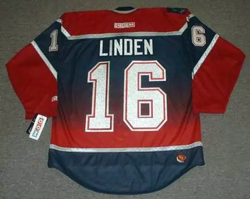 TREVOR LINDEN Vancouver Canucks 2002 CCM Throwback NHL Hockey Jersey 