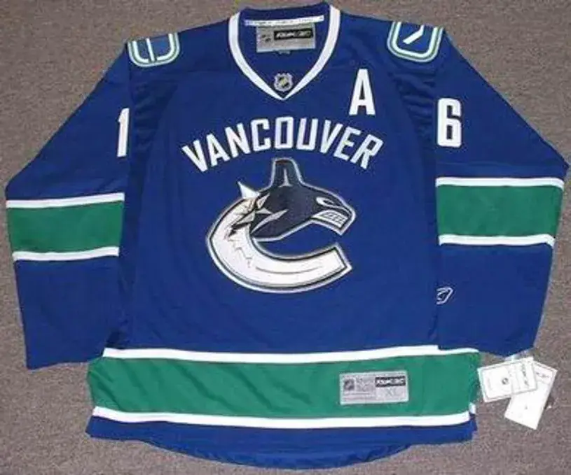 TREVOR LINDEN Vancouver Canucks 2008 REEBOK Throwback NHL Hockey Jersey