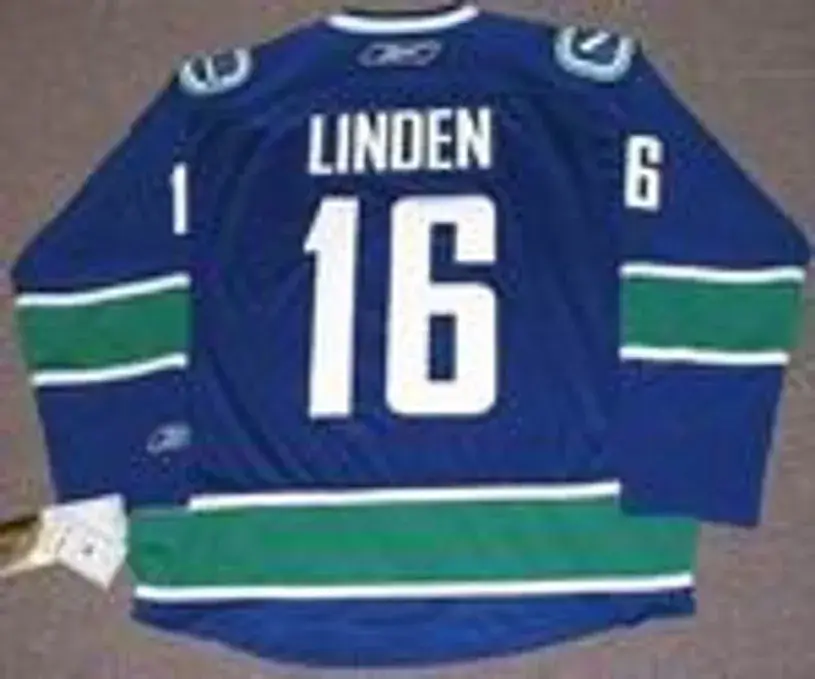 TREVOR LINDEN Vancouver Canucks 2008 REEBOK Throwback NHL Hockey Jersey 