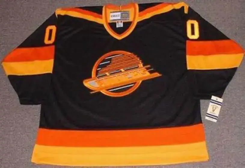 VANCOUVER CANUCKS 1980’s CCM Vintage Away Jersey Customized “Any Name & Number(s)”