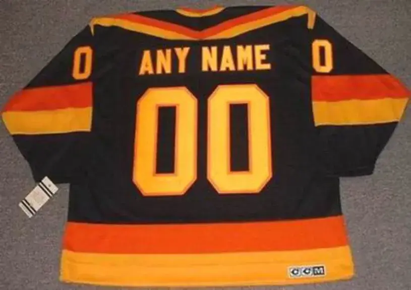 VANCOUVER CANUCKS 1980’s CCM Vintage Away Jersey Customized “Any Name & Number(s)” 
